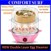NEW Upgraded Multifunction Double Layer Egg Steamer Boiler